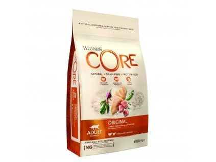 Wellness Cat Original krůta a kuře 4 kg