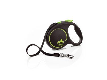 Flexi Black Design M pásek 5m/25 kg zelené