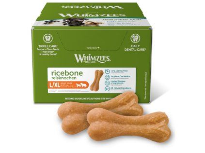 WHIMZEES Rýžová kost dentální pamlsek L XL 23ks