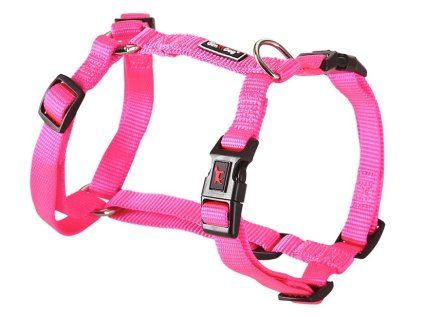 Postroj Gimborn Nylon H 1,5 x 40 - 55 cm růžový
