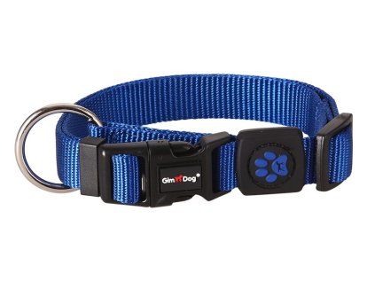Obojek Gimborn O-Ring Nylon 1,5x25-40cm modrý