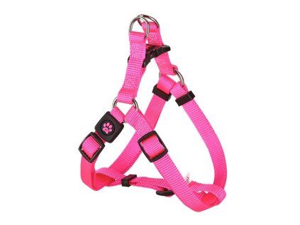 Postroj Gimborn Nylon X 2,0 x 53-77 cm růžový