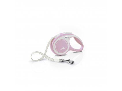 Flexi New Comfort XS pásek 3 m/12 kg růžové