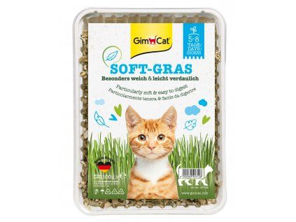GimCat Tráva pro kočky Soft-Grass 100g