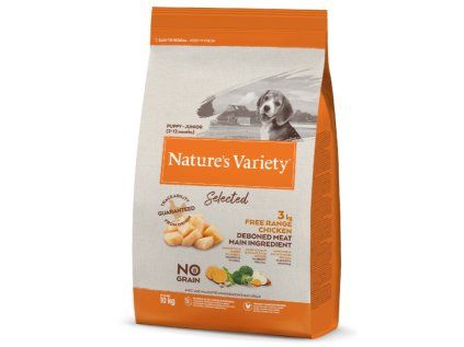 Nature's Variety selected junior s kuřecím 2 kg
