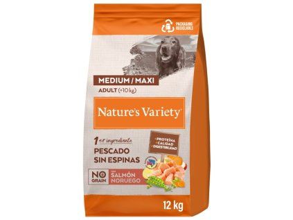 40323 nature s variety original pro stredni psy s lososem 12 kg