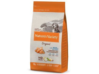 Nature's Variety original junior s lososem 2 kg