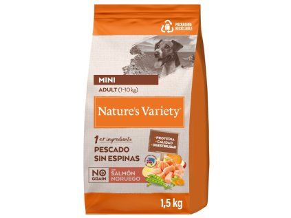 40332 nature s variety original pro male psy s lososem 1 5 kg