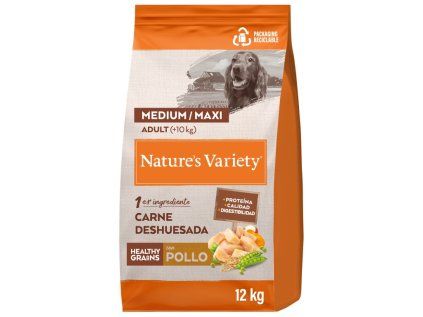40344 nature s variety original pro stredni a velke psy s kurecim 12 kg