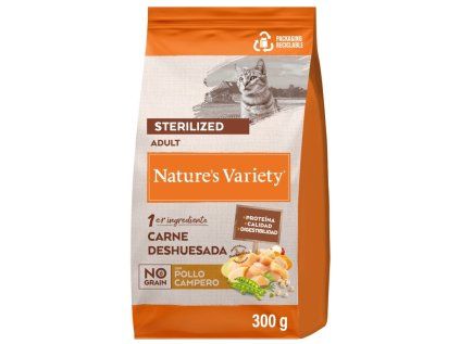 40380 nature s variety selected pro kastrovane kocky s kurecim 300 g