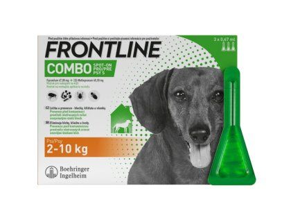 FRONTLINE COMBO spot-on pro psy S (2 -10 kg) - 3 ks