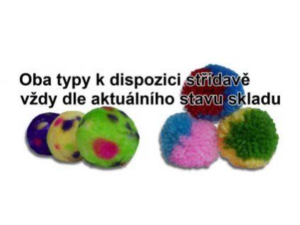 Hračka Míček pro kočky třapatý 3 ks