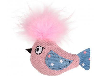 Flamingo hračka pro kočky Winny ptáček 10cm