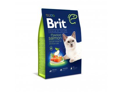 Brit Premium by Nature Cat Sterilized Salmon 8 kg