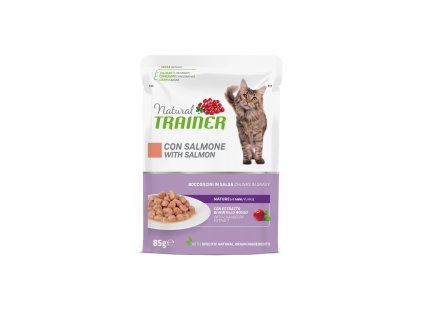 Kapsička Natural Trainer Cat MATURE losos 85 g