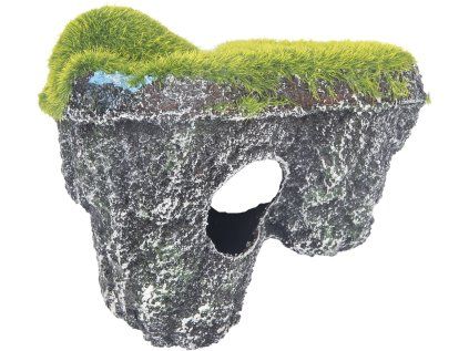 Flamingo akvarijní dekorace ROCK KRAG šedý S 13 x 8,5 x 12 cm