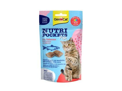 Gimcat Nutri pockets losos 60g