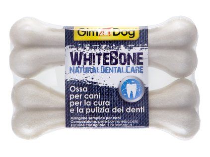 GIMDOG WHITEBONE kost 4,5 cm 2 ks