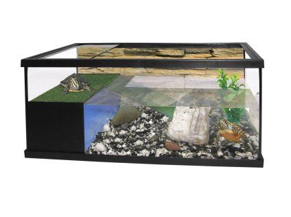 CATGATO Akvaterárium pro želvy 60x30x25 cm + výbava