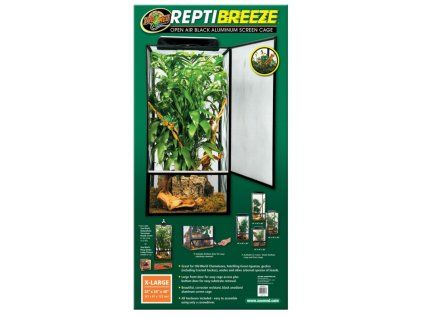 Zoomed terárium ReptiBreeze Alum Screen Cage 61x61x122 cm