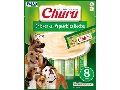 Churu dog masové pyré - kuře, zelenina 160 g