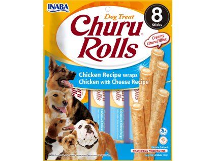 Churu dog tyčinky - kuře, sýr 96 g