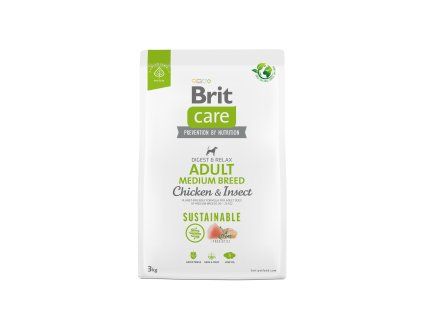 Brit Care Dog Sustainable Adult Medium Breed, 3kg