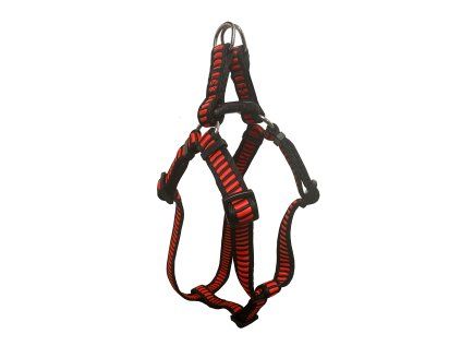 HUHUBAMBOO postroj ŽEBŘÍK 44-72 cm, červený