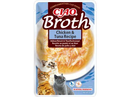 Kapsička Churu Broth - kuře, tuňák 40 g