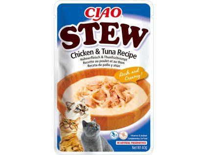 Kapsička Churu Stew - kuře, tuňák 40 g
