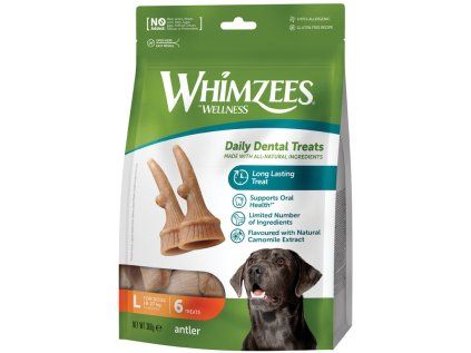 WHIMZEES Parohy dentální pamlsek pro psy L 6ks