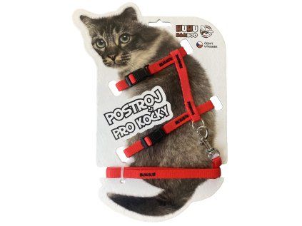 HUHUBAMBOO set postroj+vodítko CAT, červený