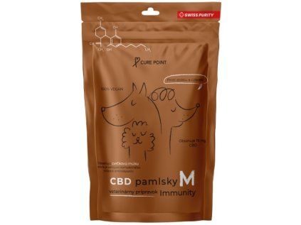 Curepoint CBD pamlsek Immunity M 100 g