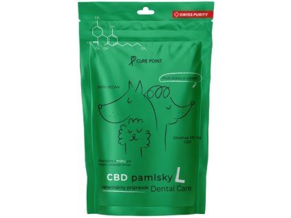 Curepoint CBD pamlsek Dental Care L 100 g