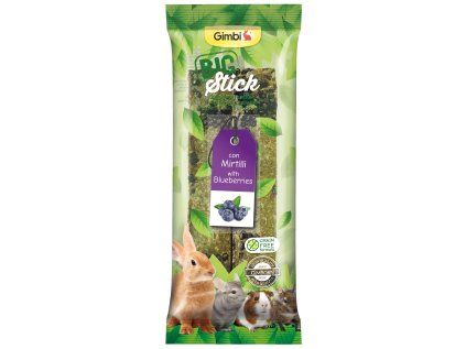 GIMBI Big stick s borůvkami 2x70g