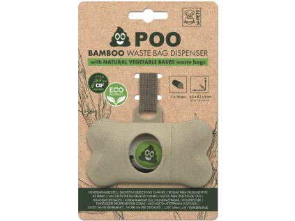 M-Pets Poo Bamboo zásobník na sáčky na trus