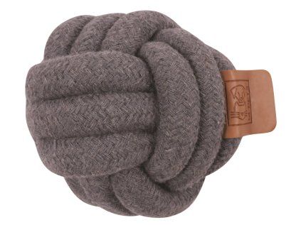 M-Pets Coto bavlněná hračka míč, šedý 9,5cm
