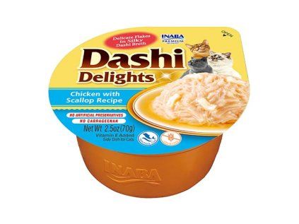 Dashi Delights vanička kuře s hřebenatkou 70 g