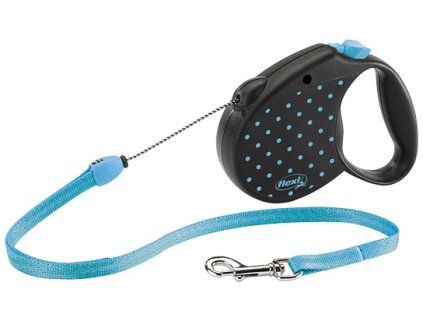 Flexi Color vodítko lanko modré S 5m/12kg