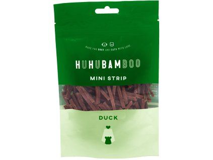 Huhubamboo kachní mini proužky 75g