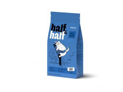 Half&Half Adult Large Breed hovězí 2 kg