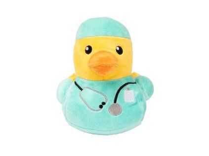 FuzzYard plyšová kachnička doktor 15 cm