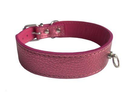 HUHUBAMBOO METAL obojek růžový L