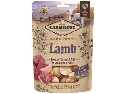 Carnilove Freeze-Dried Raw Lamb pamlsek pro psy 60g