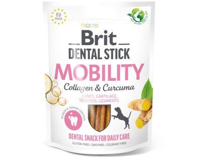 Brit dentální pamlsek pro psy Mobility with Curcuma & Collagen 7ks