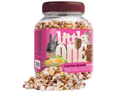 Little One pufované cereálie pamlsky pro hlodavce 70g