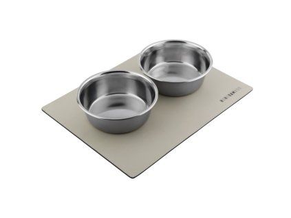 Huhubamboo misky nerezové 2ks s magnetickou podložkou 470ml
