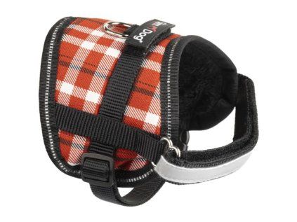 Postroj Gimborn Pixie Scot S 1,5x31-40 cm červený