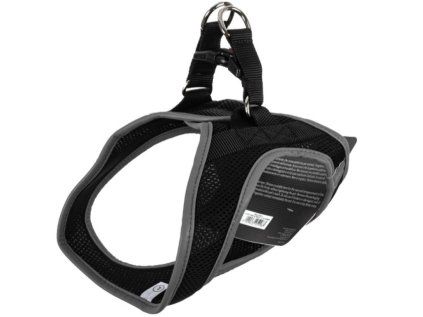 Postroj Gimborn Alfresco Mesh XXS 28-32 cm černý