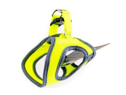 Postroj Gimborn Alfresco Mesh XS 34-36 cm žlutý